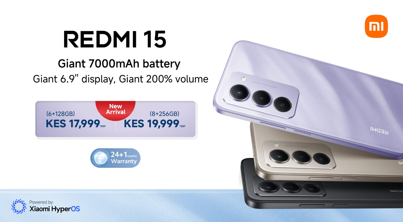 Xiaomi Kenya Launches Redmi 15 with Giant Battery and Bold Design